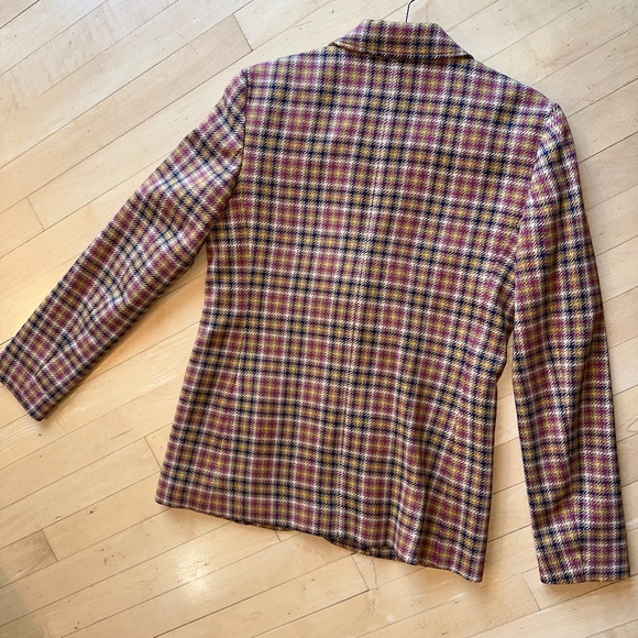 J. McLaughlin Aubrey Plaid blazer, XS, L1501 - Picture 6 of 6